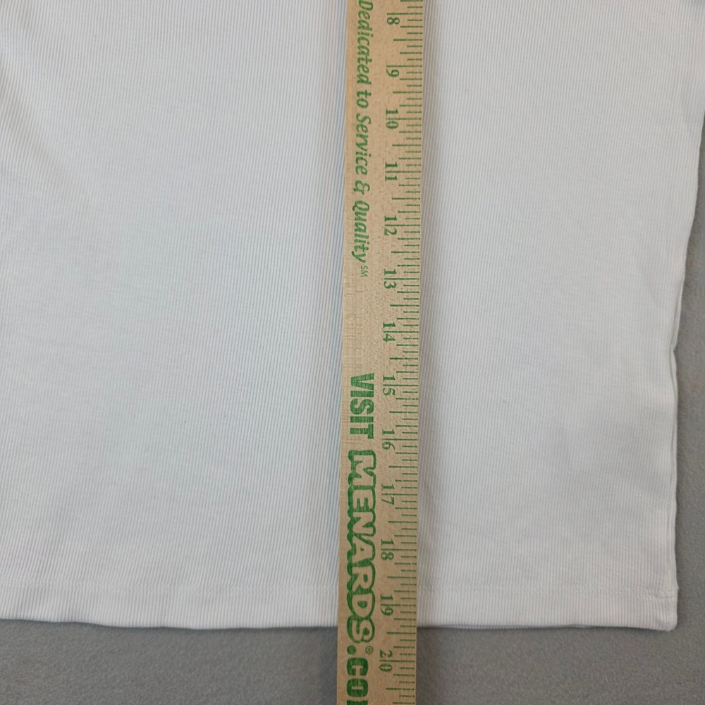 NWT! Madewell Women’s White Ribbed
Supima Cotton Short Sleeve Tee ND 836 XS - Picture 5 of 8